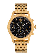 Versace Women's Sport Tech Watch Black/Gold 40mm VELT00919