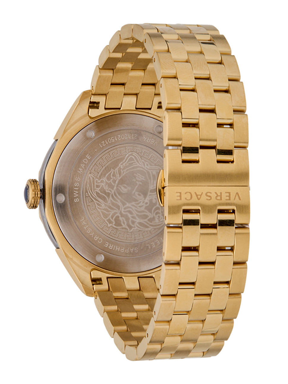 Versace Men's Glaze Watch Gold/Silver One Size VERA00618