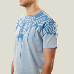 Eagle Smudge T-Shirt Washed Blue