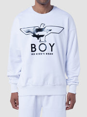boy london myriad eagle sweatshirt white 600747 60000006