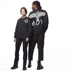 Boy London Eagle Backprint Sweatshirt Black/ White