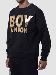 boy london london sweatshirt black gold 601146 60000002