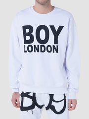 boy london london sweatshirt white black 601146 60000014