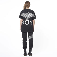 Boy London Eagle Backprint T-Shirt Black/ White