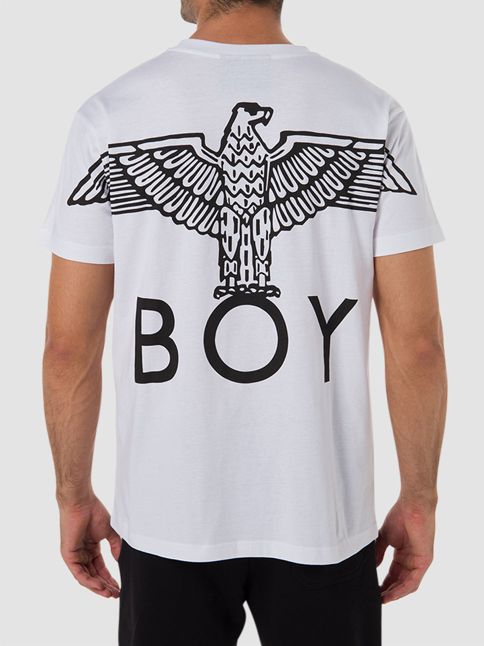 boy london eagle backprint t shirt white black 601160 60000008