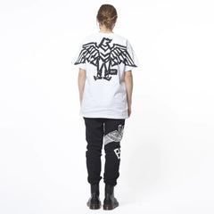 Tape Eagle Backprint T-Shirt White/ Black
