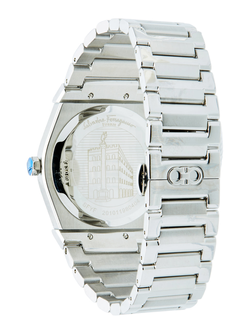 Ferragamo Men's Vega Watch Green/Silver/Gold 40mm SFYF00721