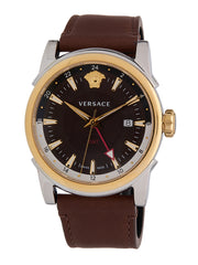 Versace Men's GMT Vintage Watch Brown/Brown 42mm VEV300219