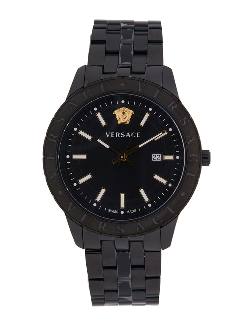 Versace Men's Univers Quartz Watch Black/Black 42mm VE2C00621