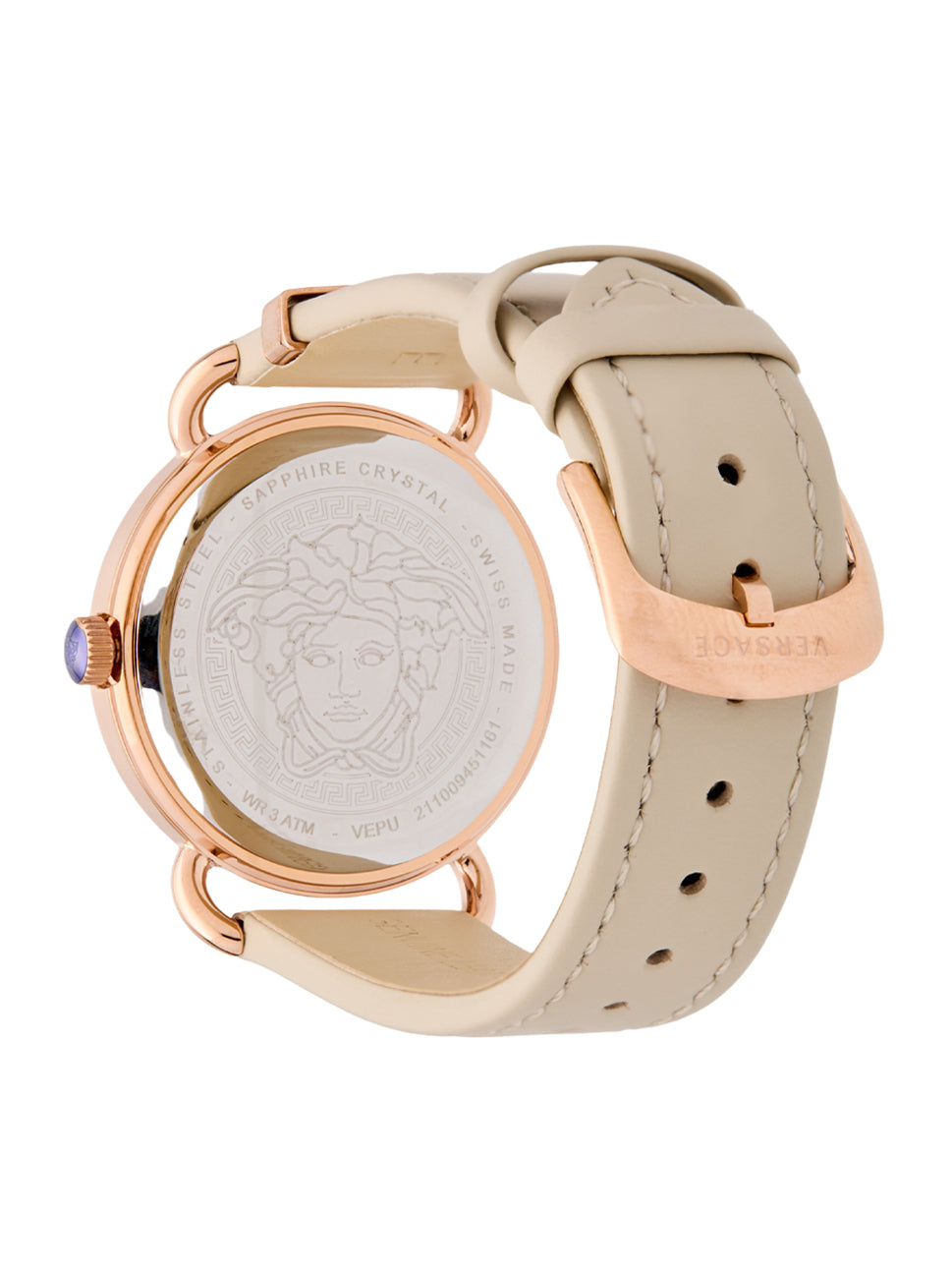 Versace Women's Medusa Quartz Watch Ivory/Ivory 36mm VEPU01021