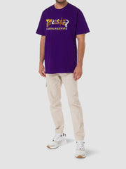 Thrasher Fillmore Logo Short Sleeve T Shirt Purple