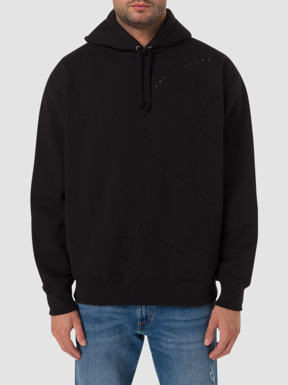 Supreme Laser Cut S Logo Hooded Sweatshirt Black