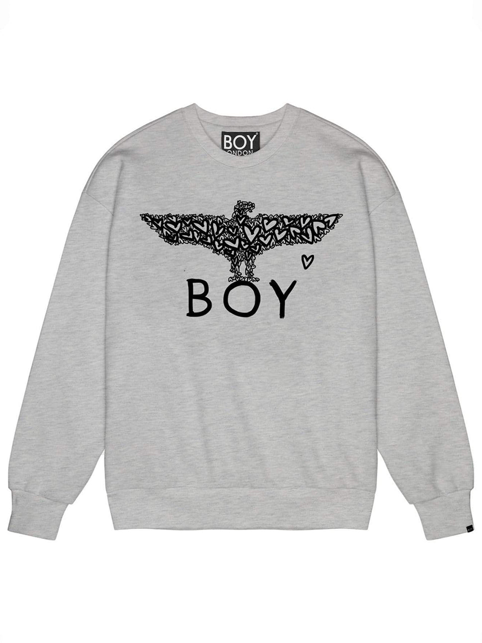Boy London Hearts Grey Sweatshirt