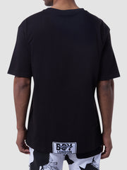 boy london stretched out black t shirt