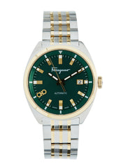 Ferragamo Men's Evolution Watch Green/Bico 40mm SFMH00321