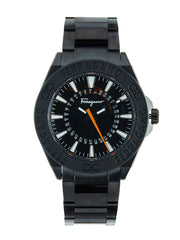 Ferragamo Men's Analog Watch Black/Black 43mm SFMQ00522