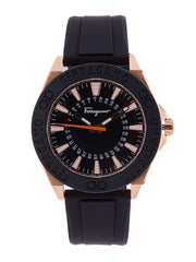 Ferragamo Men's Watch Black/Silver 43mm SFMQ00322