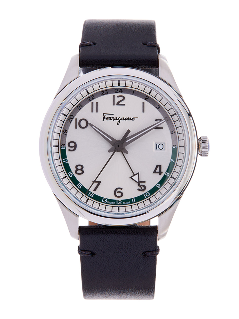Ferragamo Men's Watch White/Silver 40mm SFMU00122