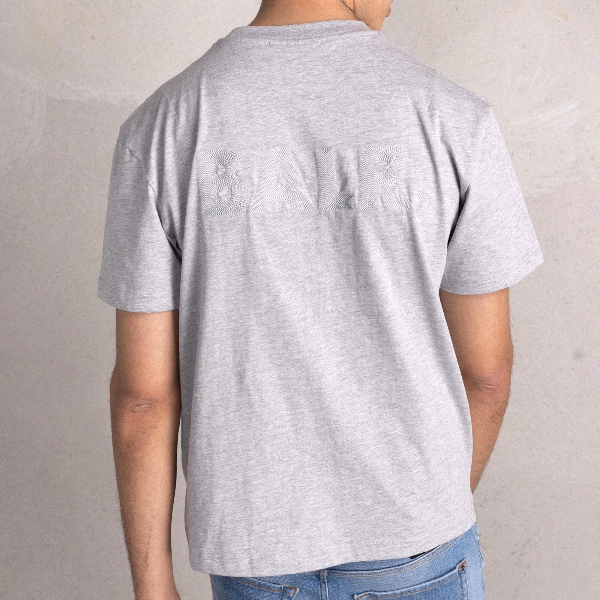 Balr Luke Box Dart Grey Logo T-Shirt