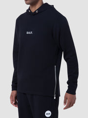 balr q series straight classic hoodie black b10011
