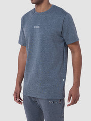 balr q series straight t shirt dark grey heather b1112 1007
