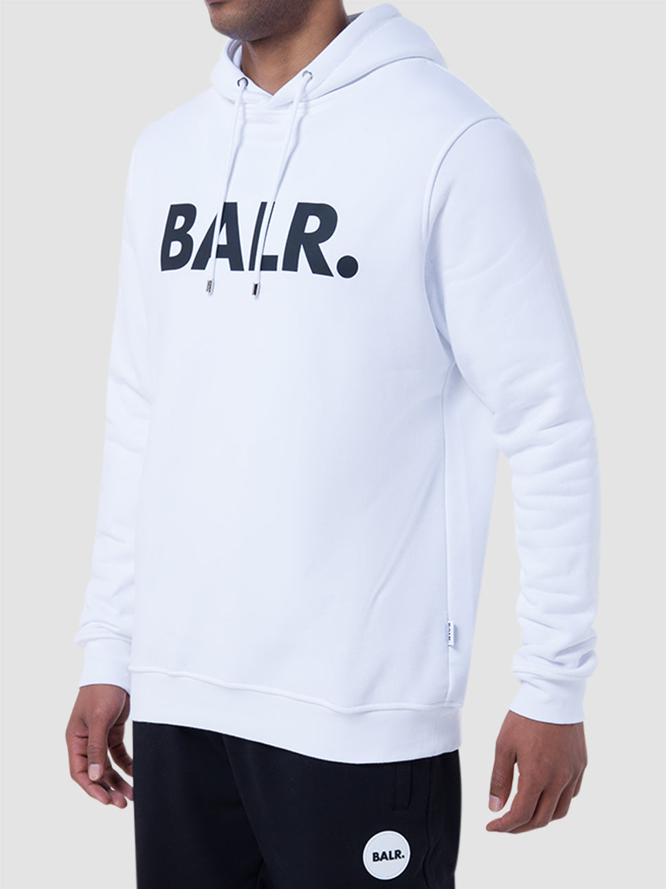 balr brand straight hoodie white b1261 1017