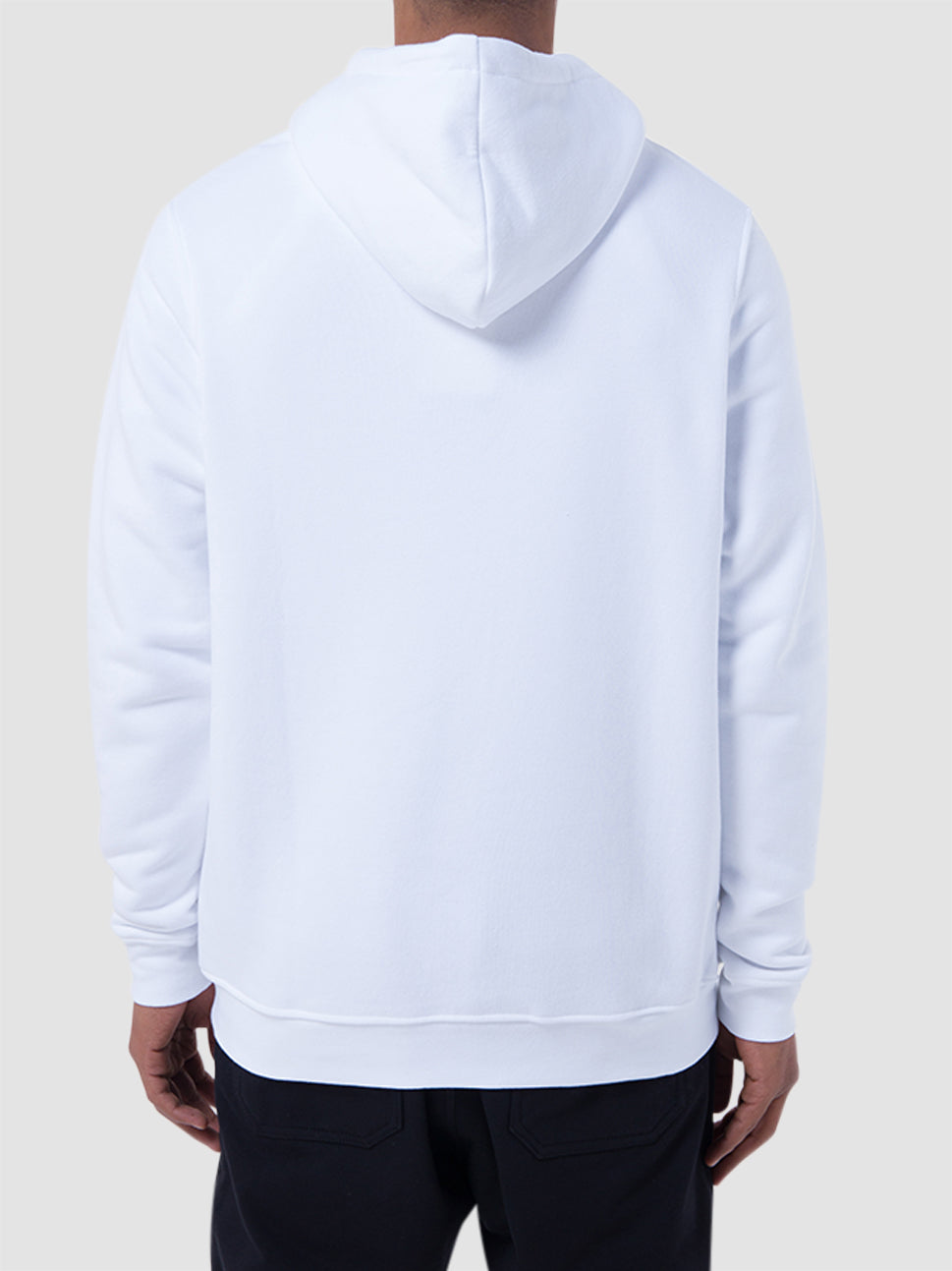 balr brand straight hoodie white b1261 1017