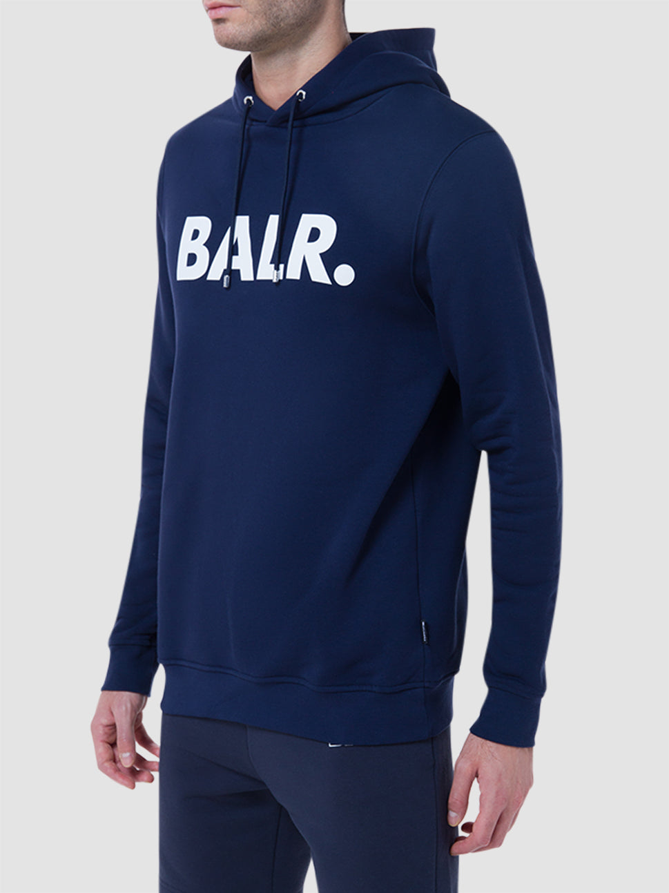 Balr Brand Straight Hoodie Navy Blue B1261.1017