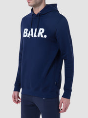 Balr Brand Straight Hoodie Navy Blue B1261.1017