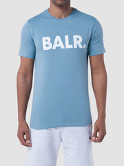 balr balr brand straight blue t shirt balr
