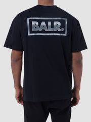 balr joey box club chrome black tshirt