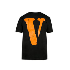 Vlone Staple Cotton Black/ Orange T-Shirt