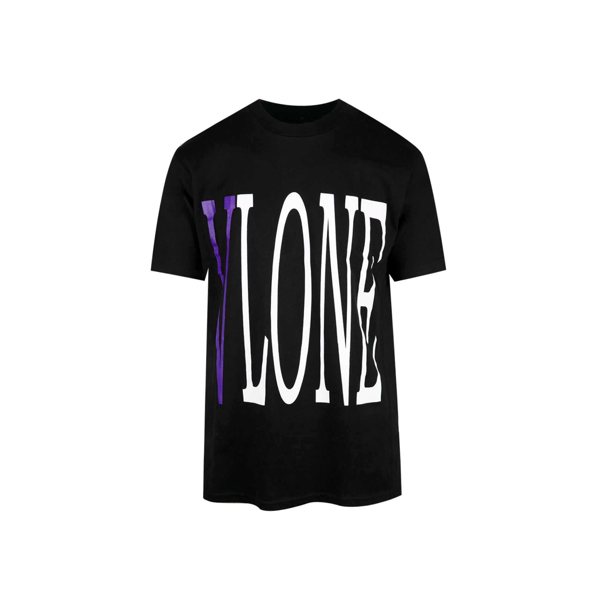 Vlone Staple Cotton Black/ Purple T-Shirt