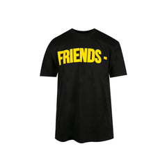 Vlone Friends Cotton Black/ Yellow T-Shirt