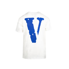 Vlone Staple Cotton White/Blue T-Shirt