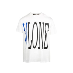 Vlone Staple Cotton White/Blue T-Shirt