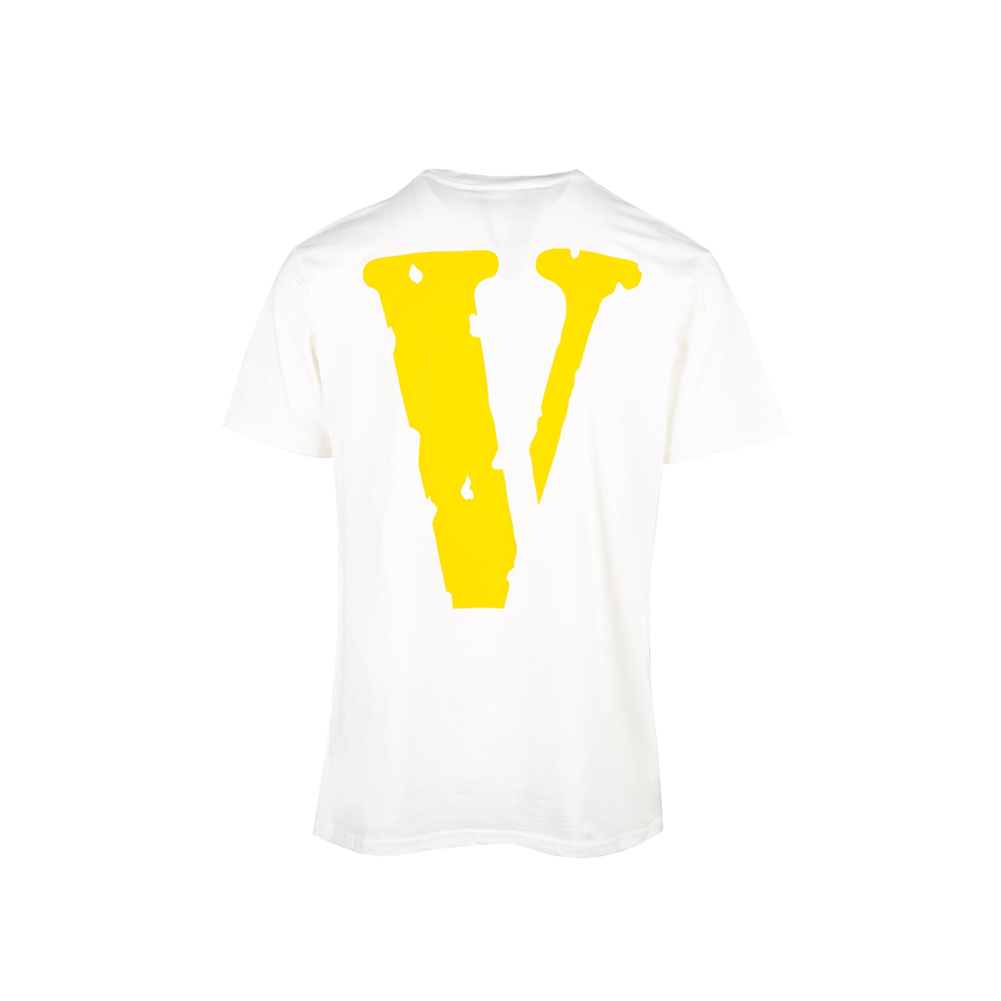 Vlone Staple Cotton White/ Yellow T-Shirt