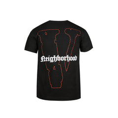 Vlone Neighborhood Skull Cotton Black/ Red T-Shirt