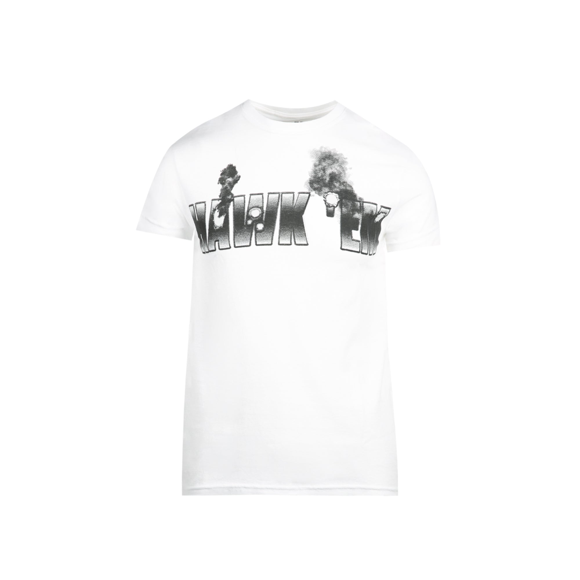 Vlone Pop Smoke Hawk Cotton White T-Shirt