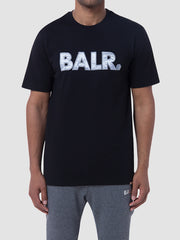 Balr Olaf Straight Balr Satin Embro T Shirt Jet Black