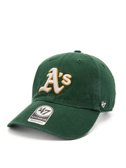 47 Brand MLB Oakland Athletics '47 Clean Up Cap Dark Green B RGW18GWS DGE