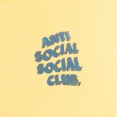 Anti Social Social Club How Deep Yellow Hoodie