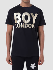 boy london tee black gold