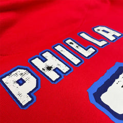 Philadelphia 3 Red Hoodie