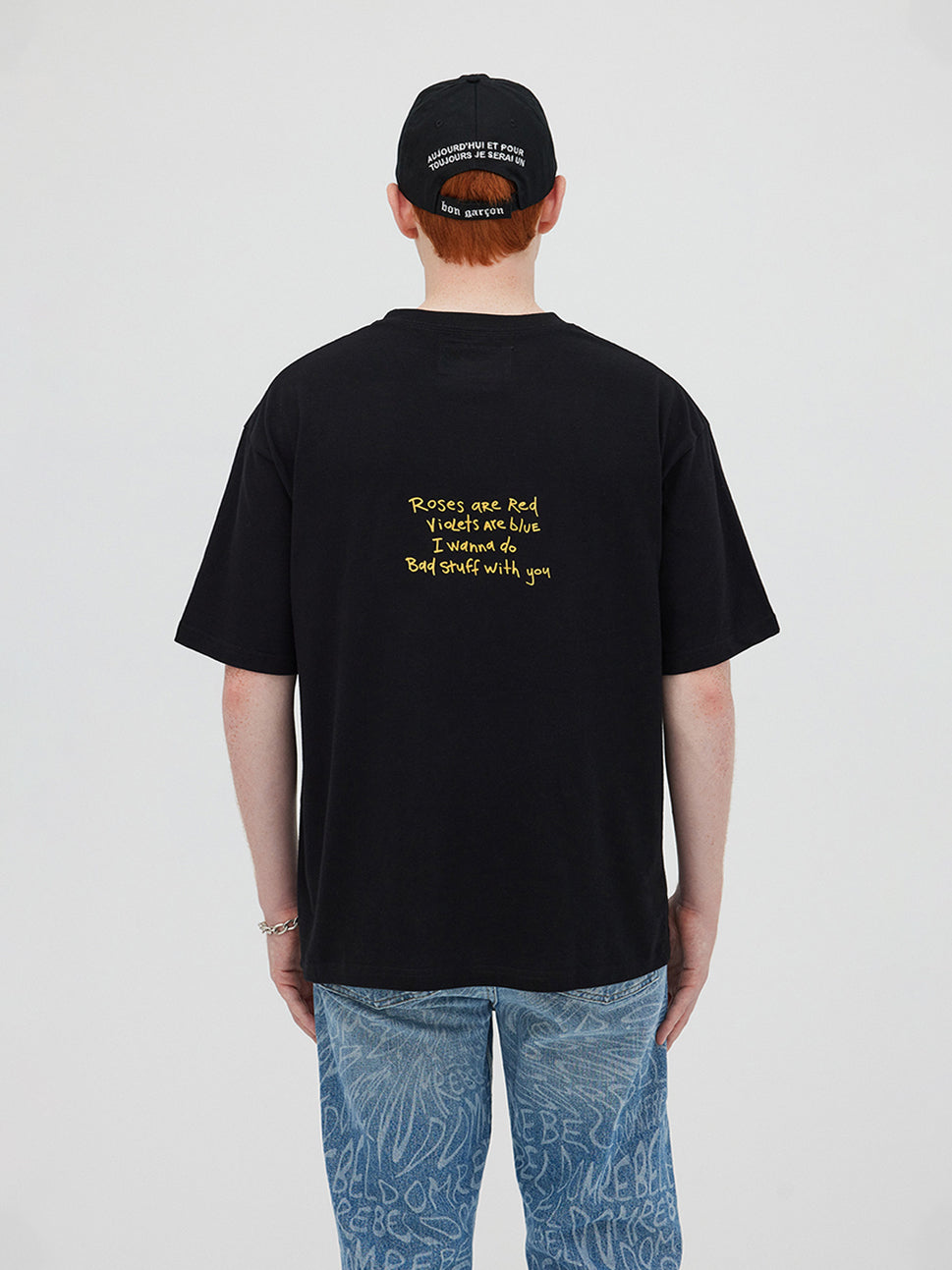 Domrebel Men's Black Cadeau T Shirt
