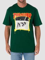 thrasher t shirt forest green 905690 90000006