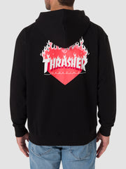 thrasher hoodie black 905692 90000002