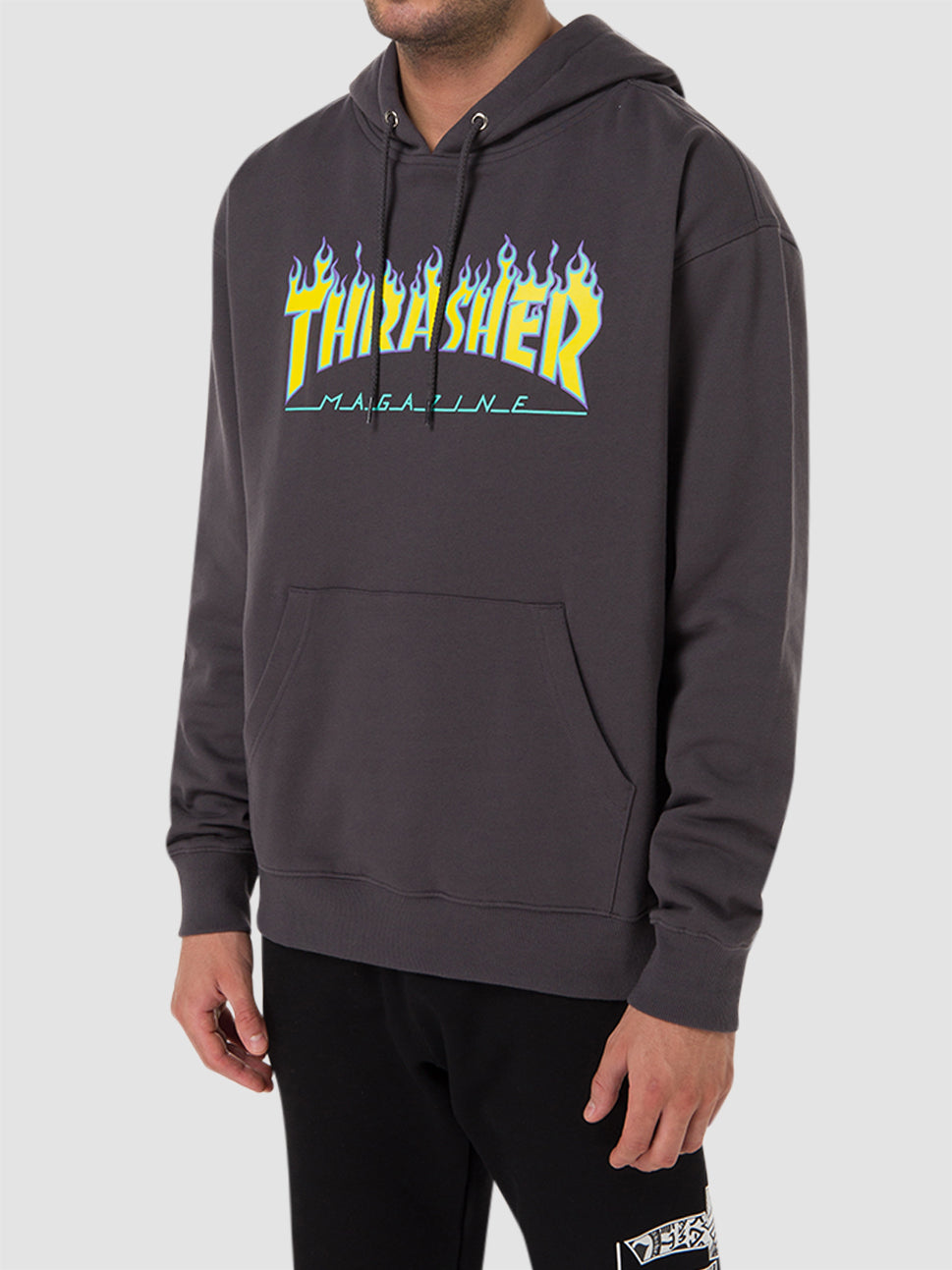 thrasher hoodie charcoal 905697 90000006