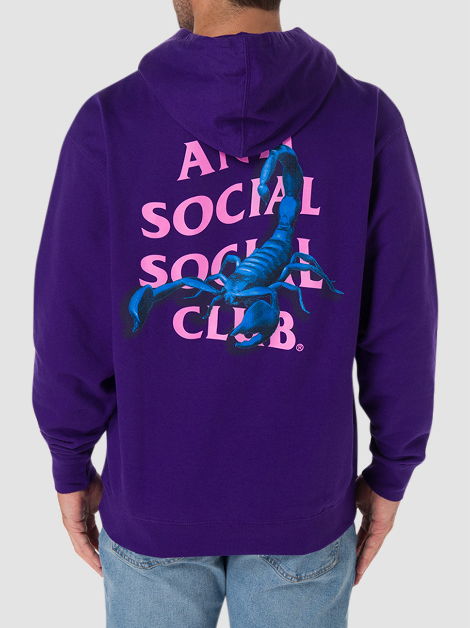 Anti Social Social Club Moodsting Purple Hoodie