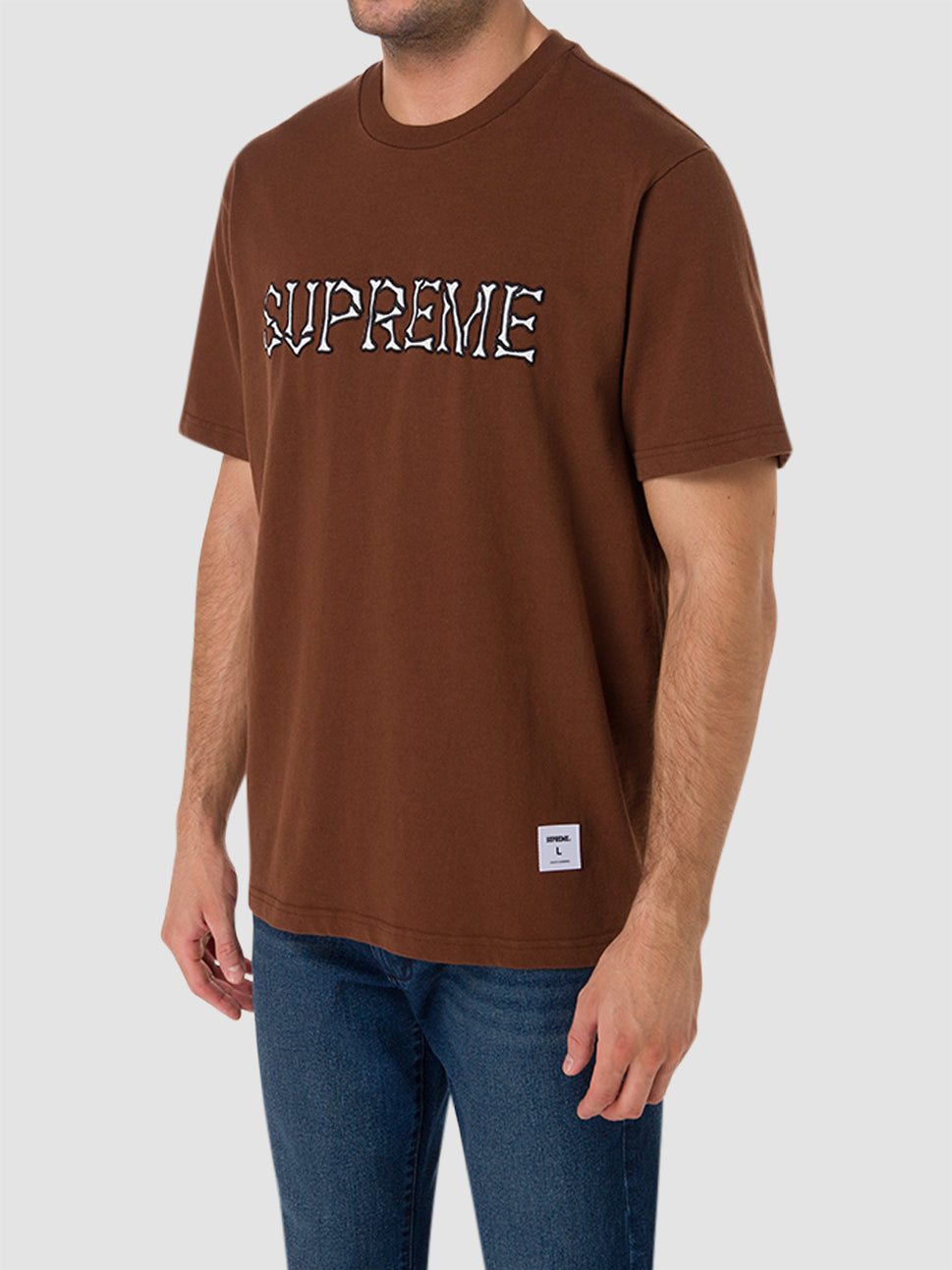 Supreme Bones Short Sleeve Top Brown